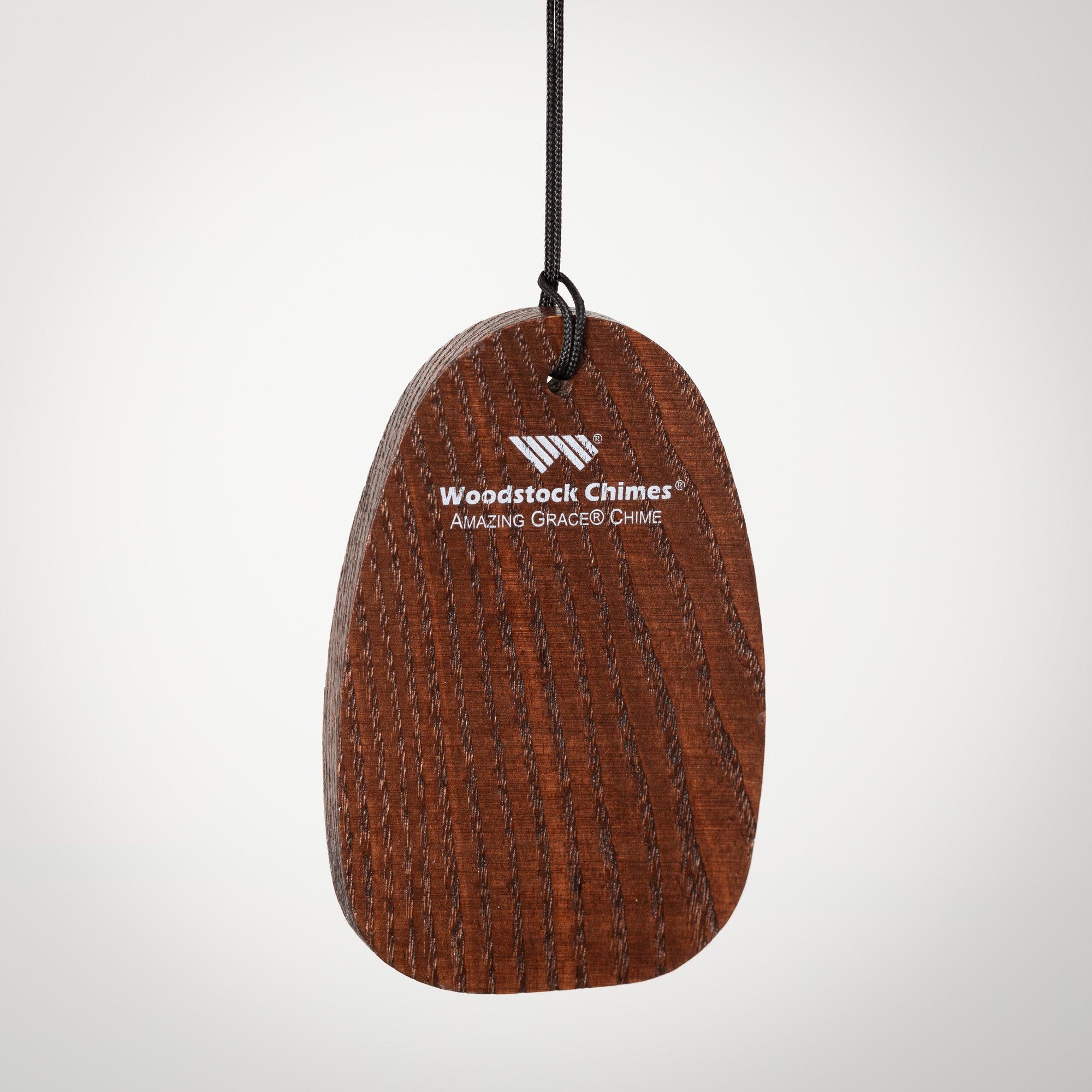 Amazing Grace Chime - Medium, Matte Black & Teak