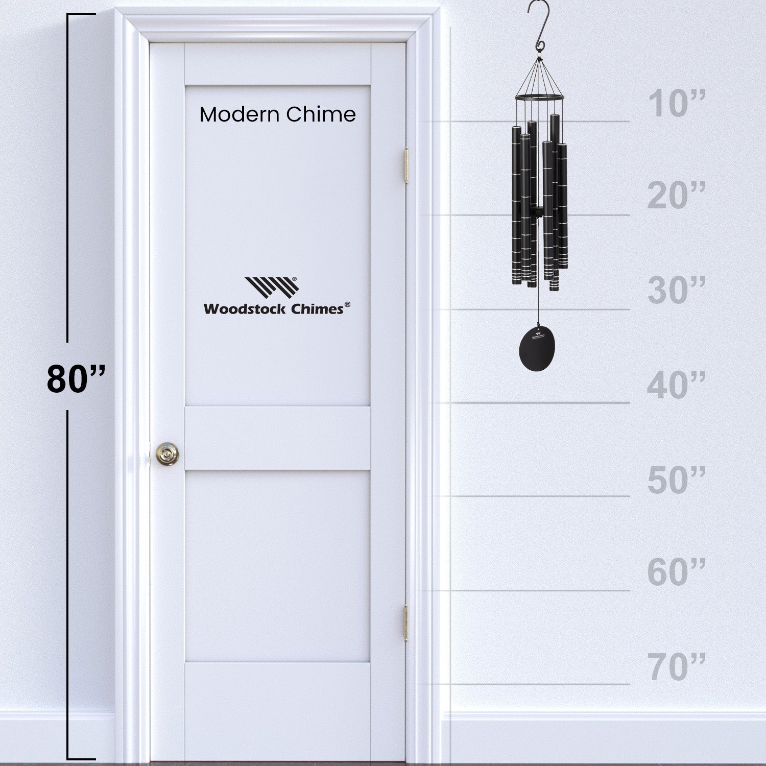 Woodstock Modern Chime-Black Beauty