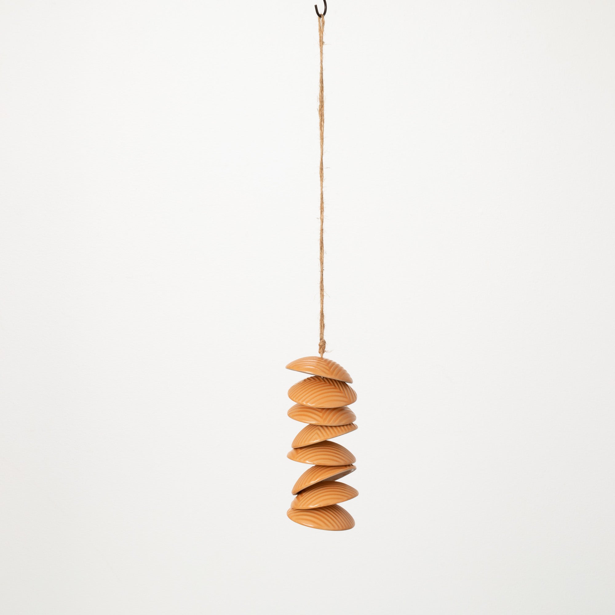 Ceramic Disc Chime - Apricot