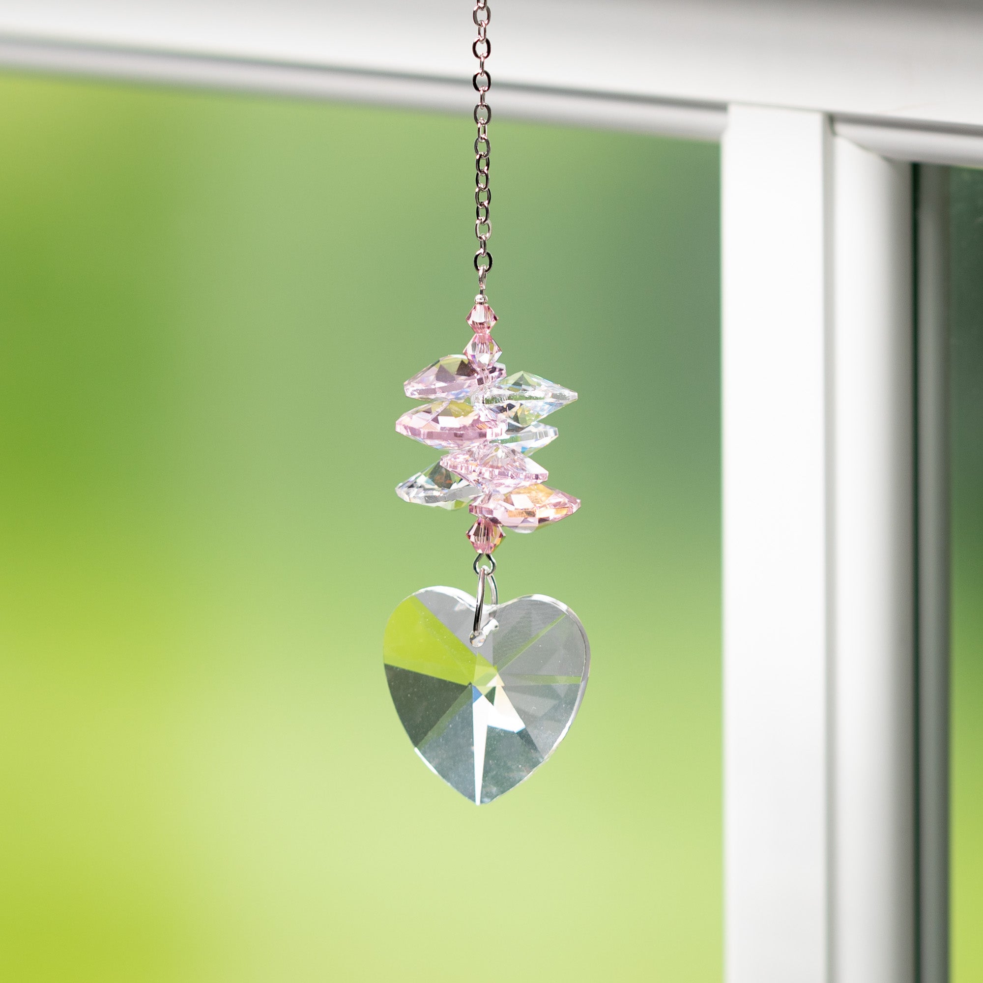 Crystal Heart Cascade™ - Rose