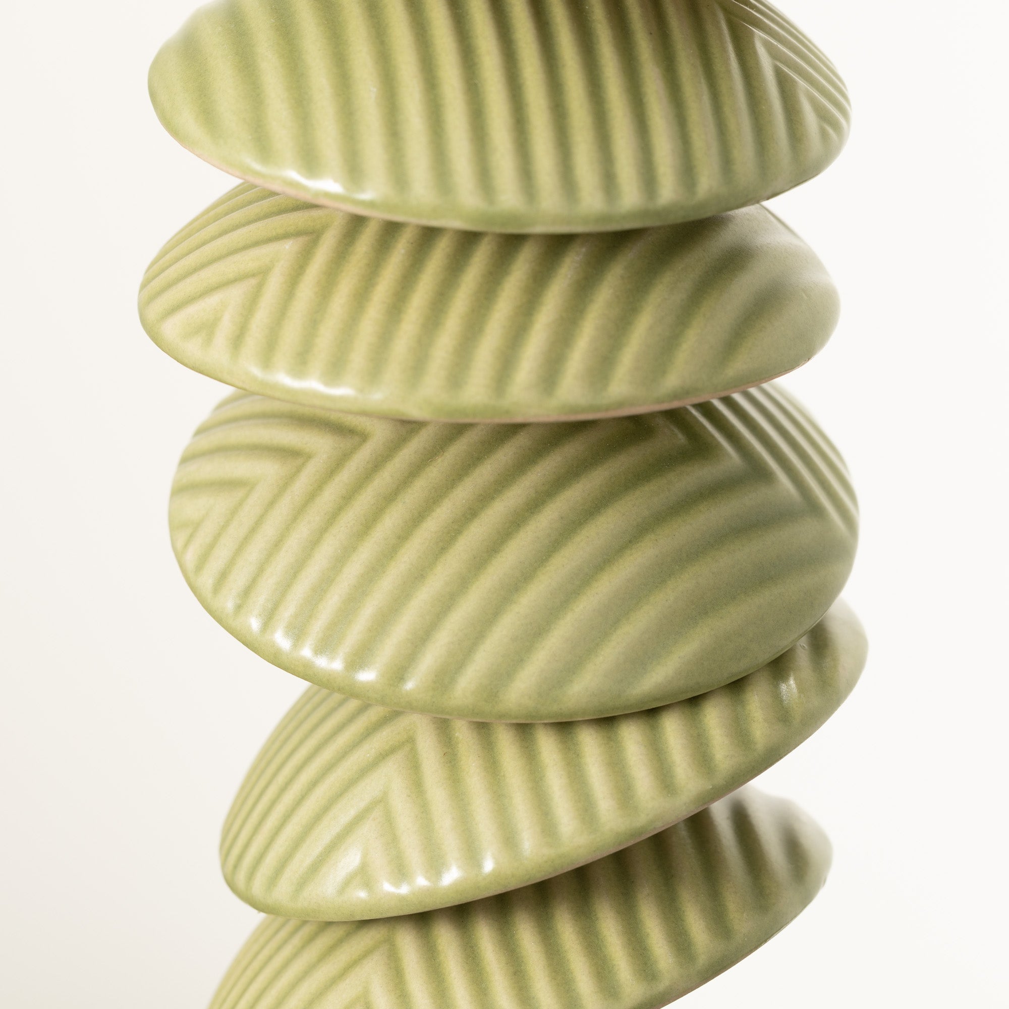 Ceramic Disc Chime - Sage Green