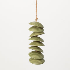 Ceramic Disc Chime - Sage Green