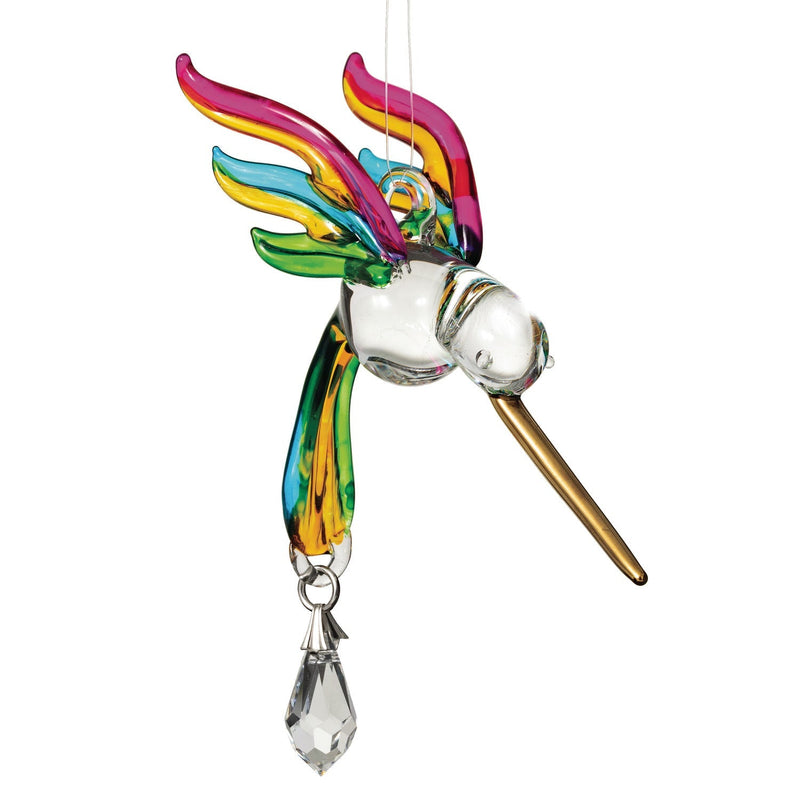 Fantasy Glass Suncatcher- Hummingbird, Tropical main image