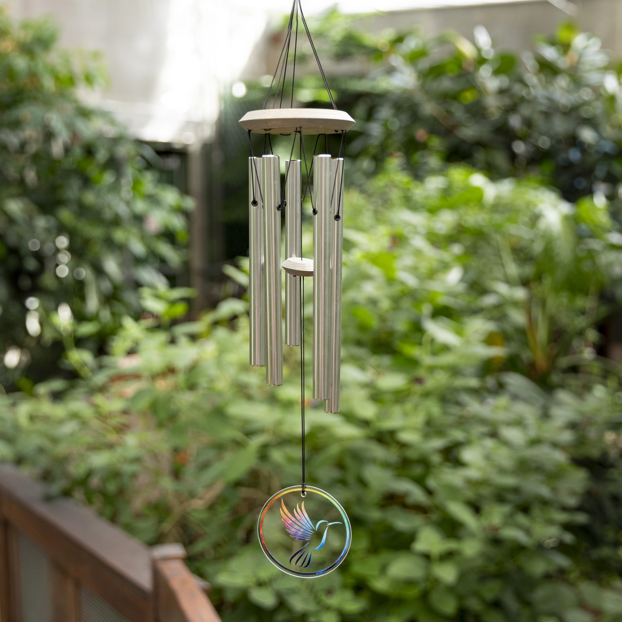 Woodstock Habitats™ Chime - Glass, Hummingbird