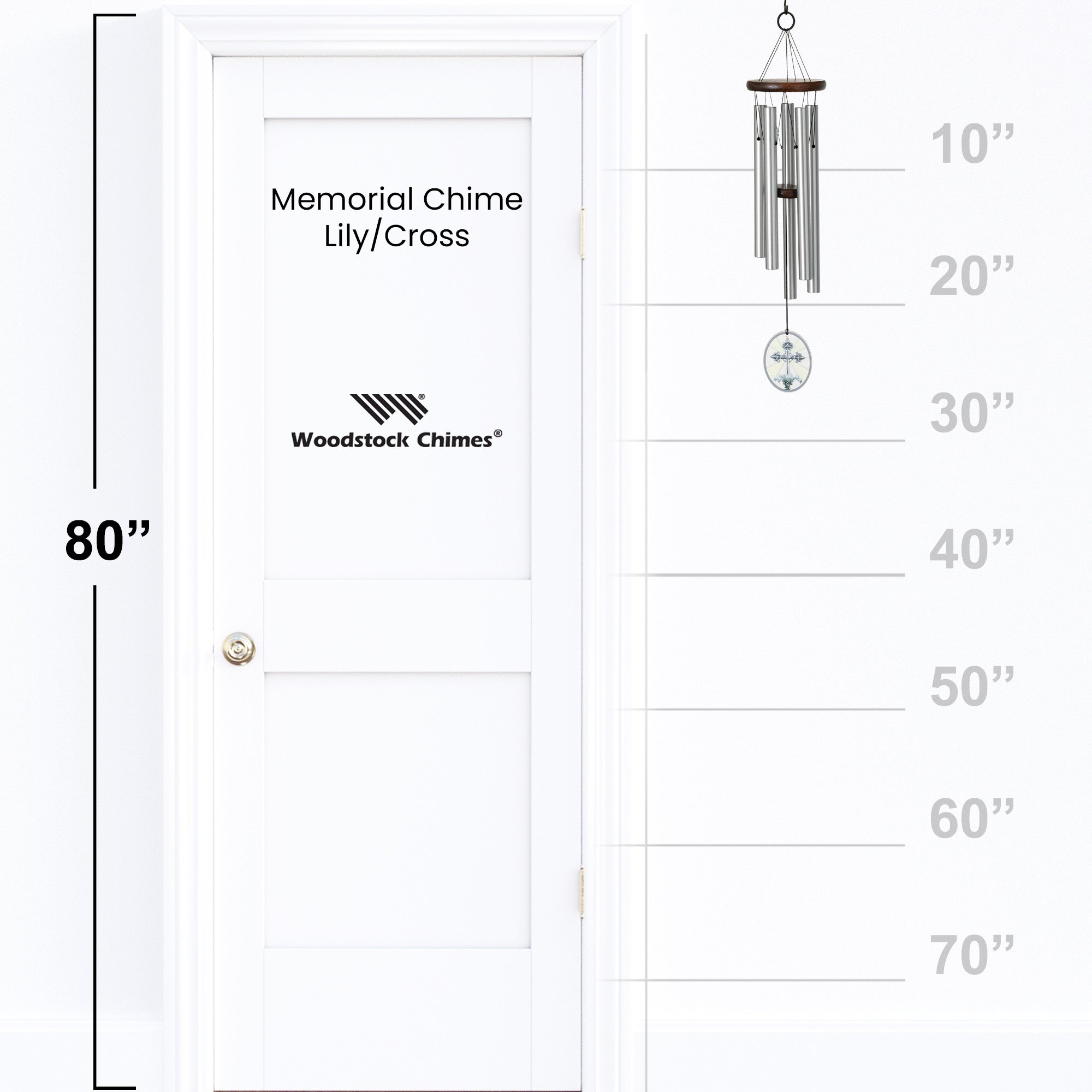 Memorial Chime - Lily & Cross