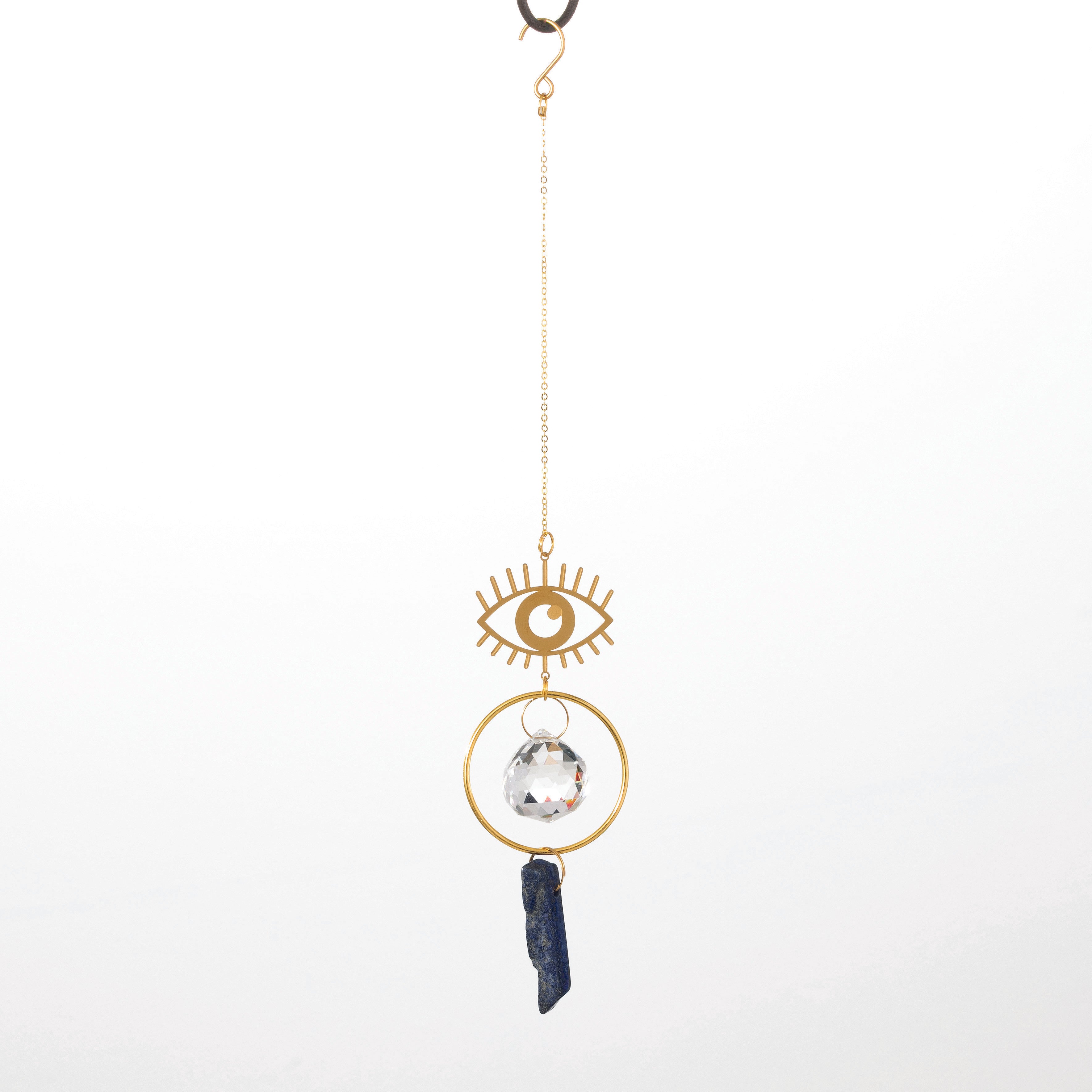 Woodstock Suncatcher - Eye - Blue Stone