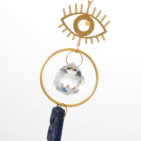 Woodstock Suncatcher - Eye - Blue Stone