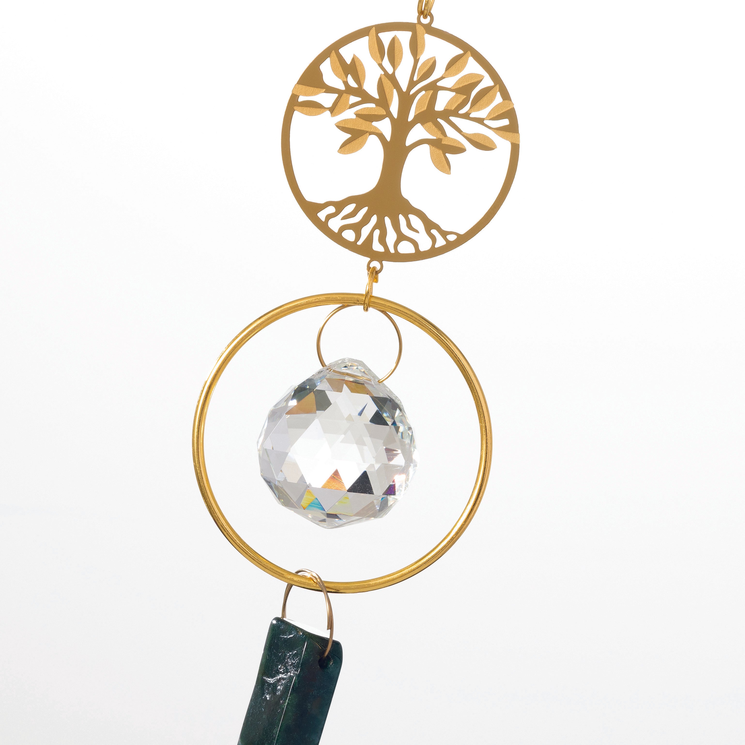 Suncatcher- Tree of Life - Smoke stone