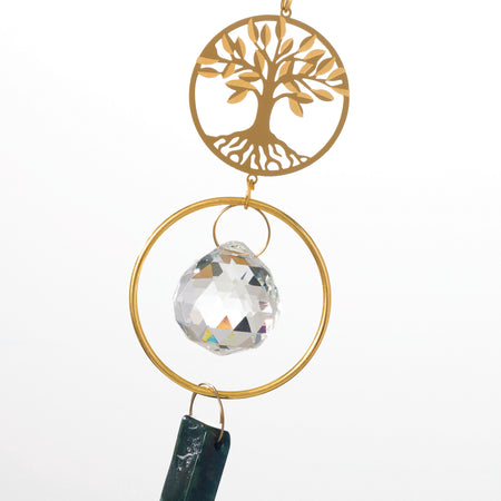 Suncatcher- Tree of Life - Smoke stone