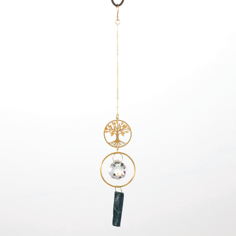 Suncatcher- Tree of Life - Smoke stone