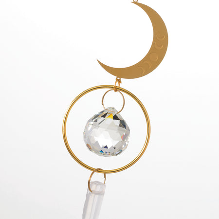 Woodstock Suncatcher - Moon-White stone