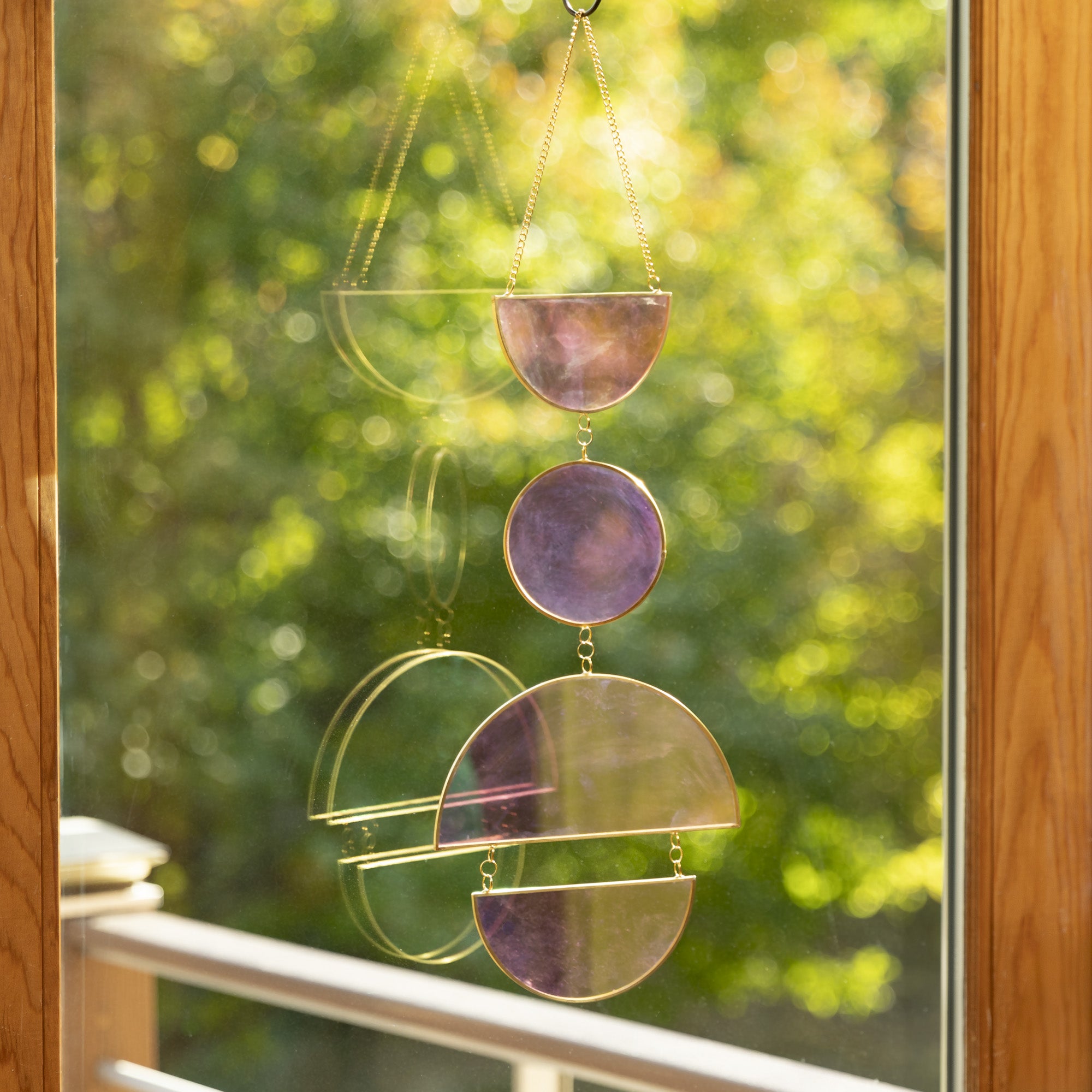 Stained Glass Suncatcher - Rainbow 24