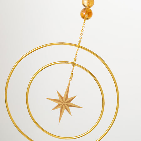 Suncatcher - Radiant Star, Yellow Stone