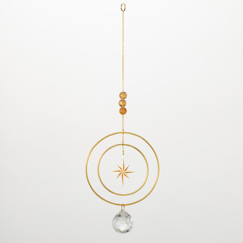 Suncatcher - Radiant Star, Yellow Stone