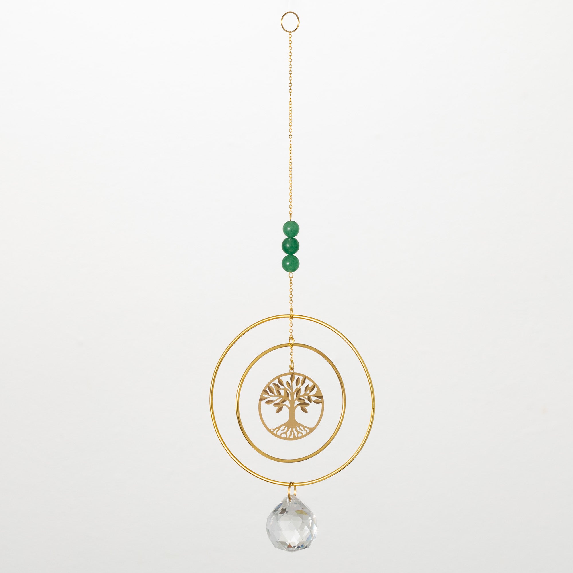 Suncatcher - Tree of Life, Green Stone