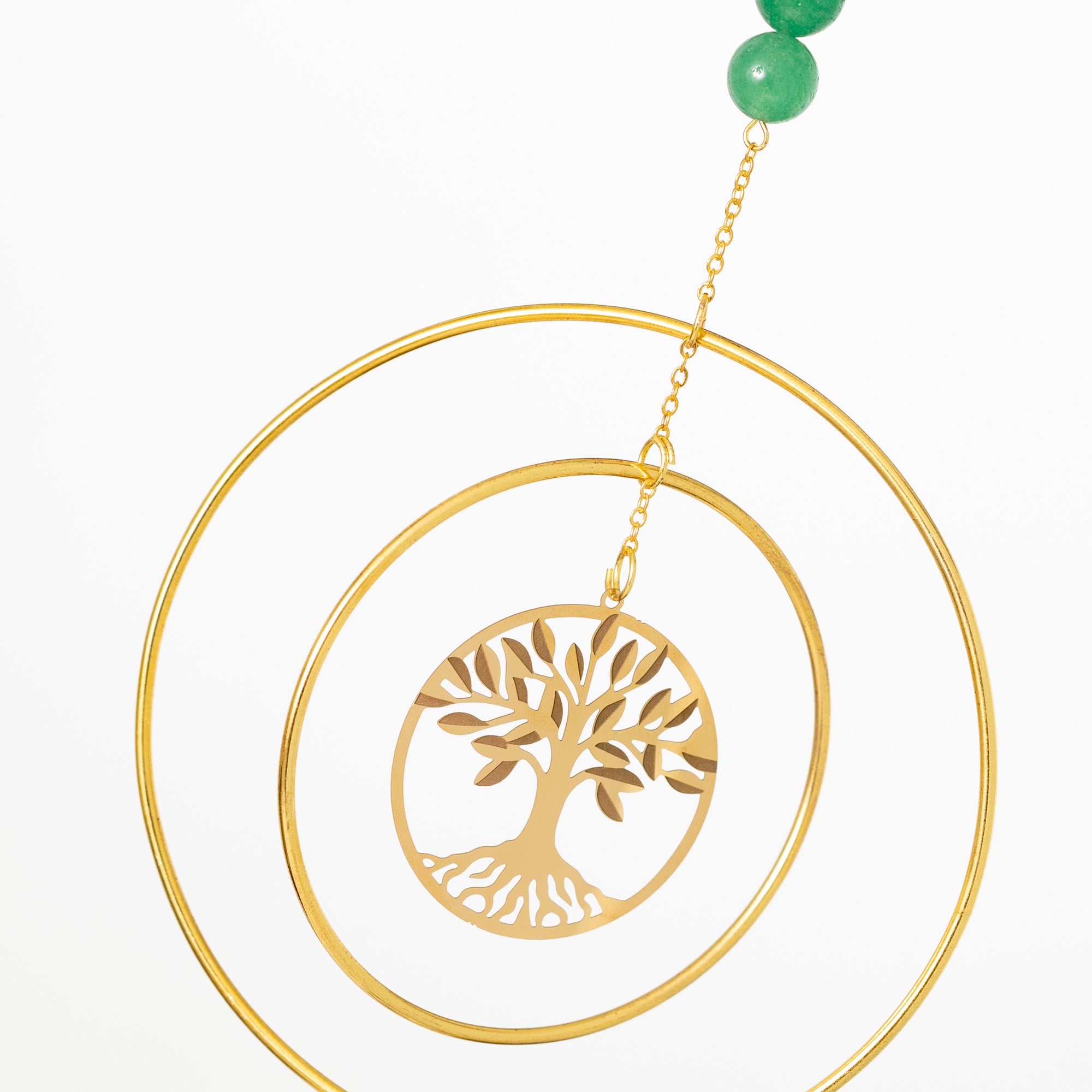 Suncatcher - Tree of Life, Green Stone