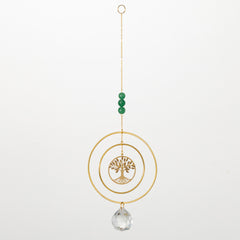 Suncatcher - Tree of Life, Green Stone