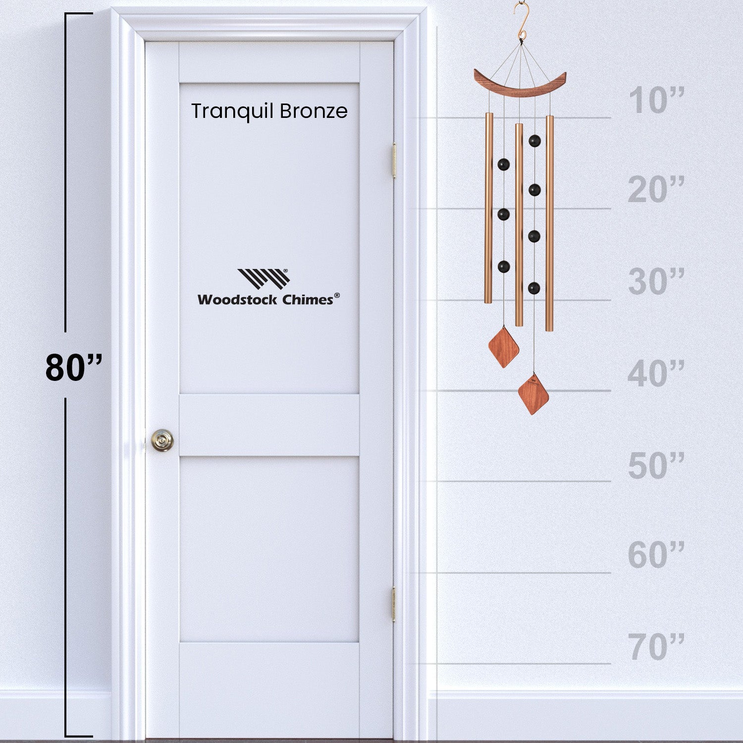 Woodstock Zen Chime - Tranquil Bronze