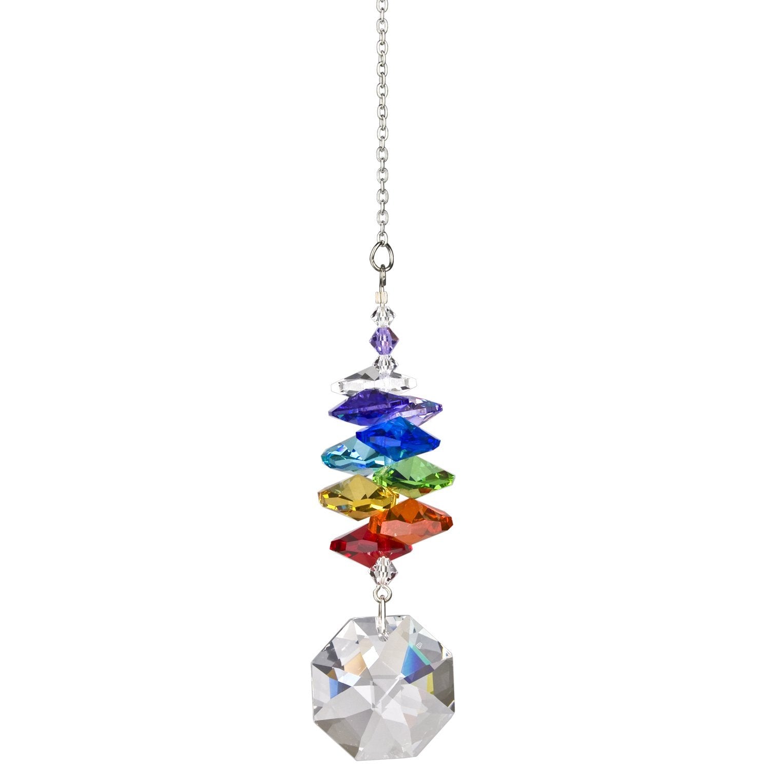 Crystal Rainbow Cascade Suncatcher - Octagon alernate product image