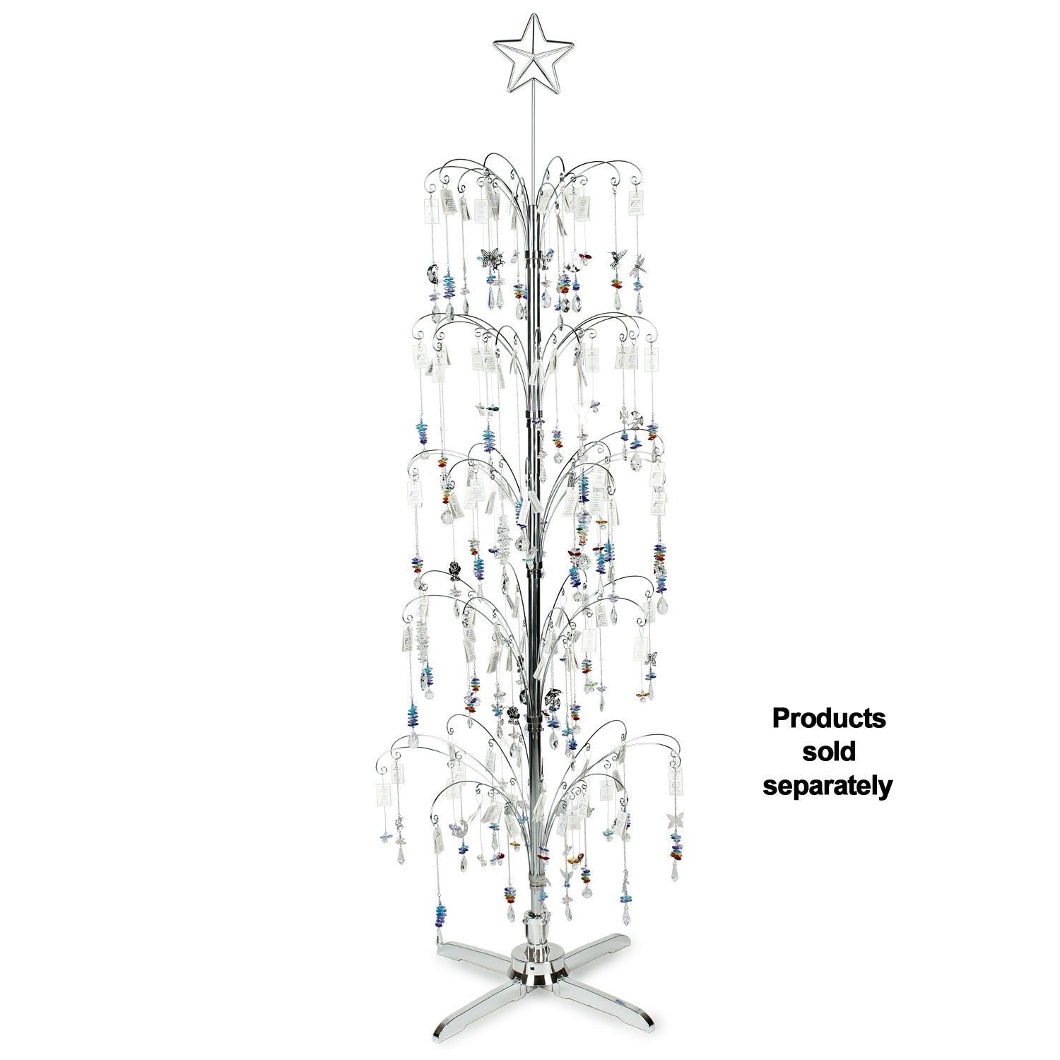 Fiddlehead Rotating Floor Tree image with crystal suncatchers (sold separately)
