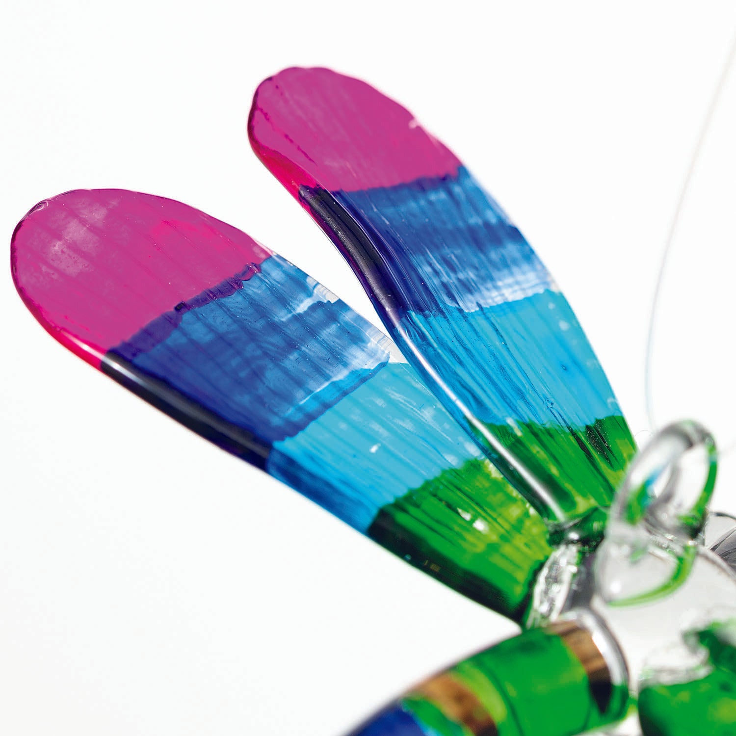 Fantasy Glass Suncatcher - Dragonfly, Summer Rainbow closeup image