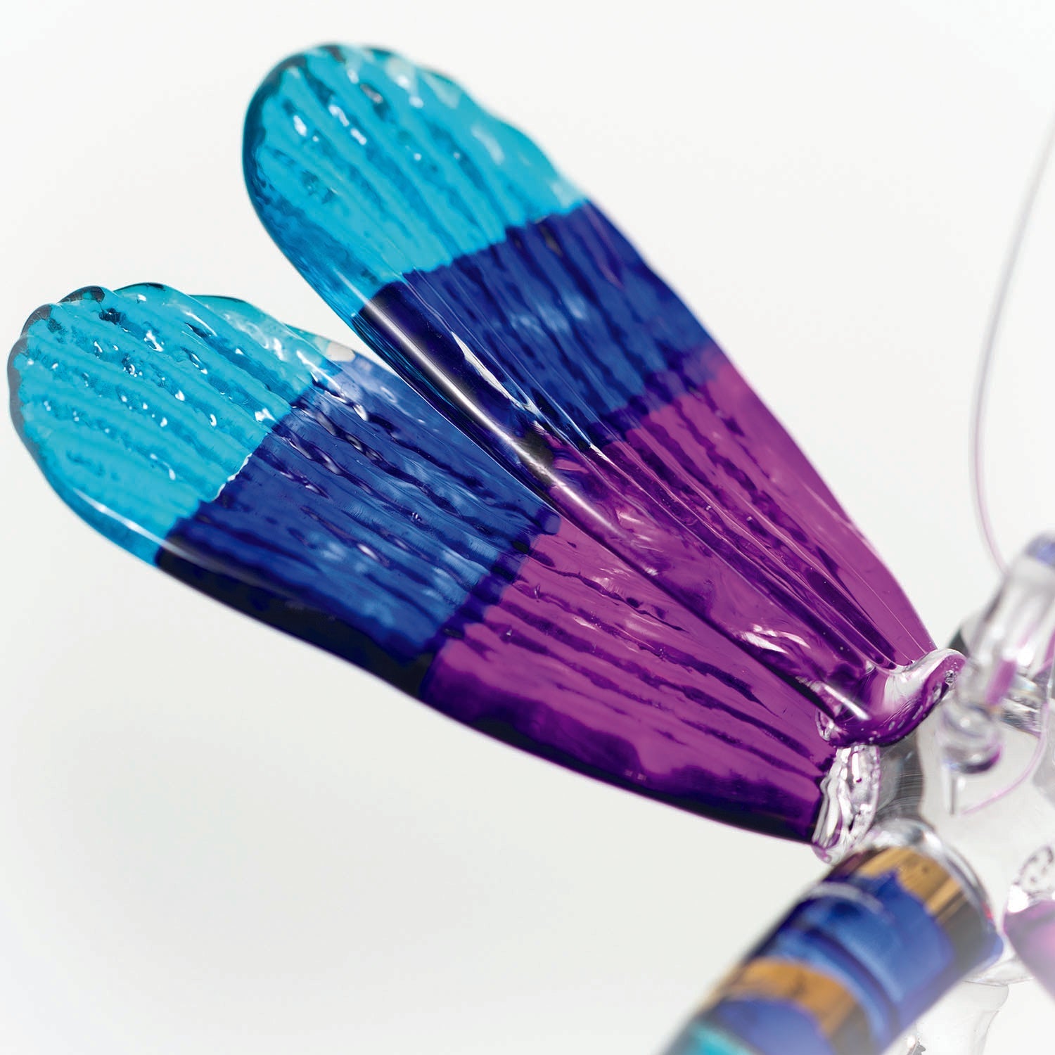 Fantasy Glass Suncatcher - Dragonfly, Tropical closeup image