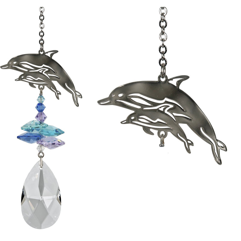 Crystal Fantasy Suncatcher - Dolphins main image