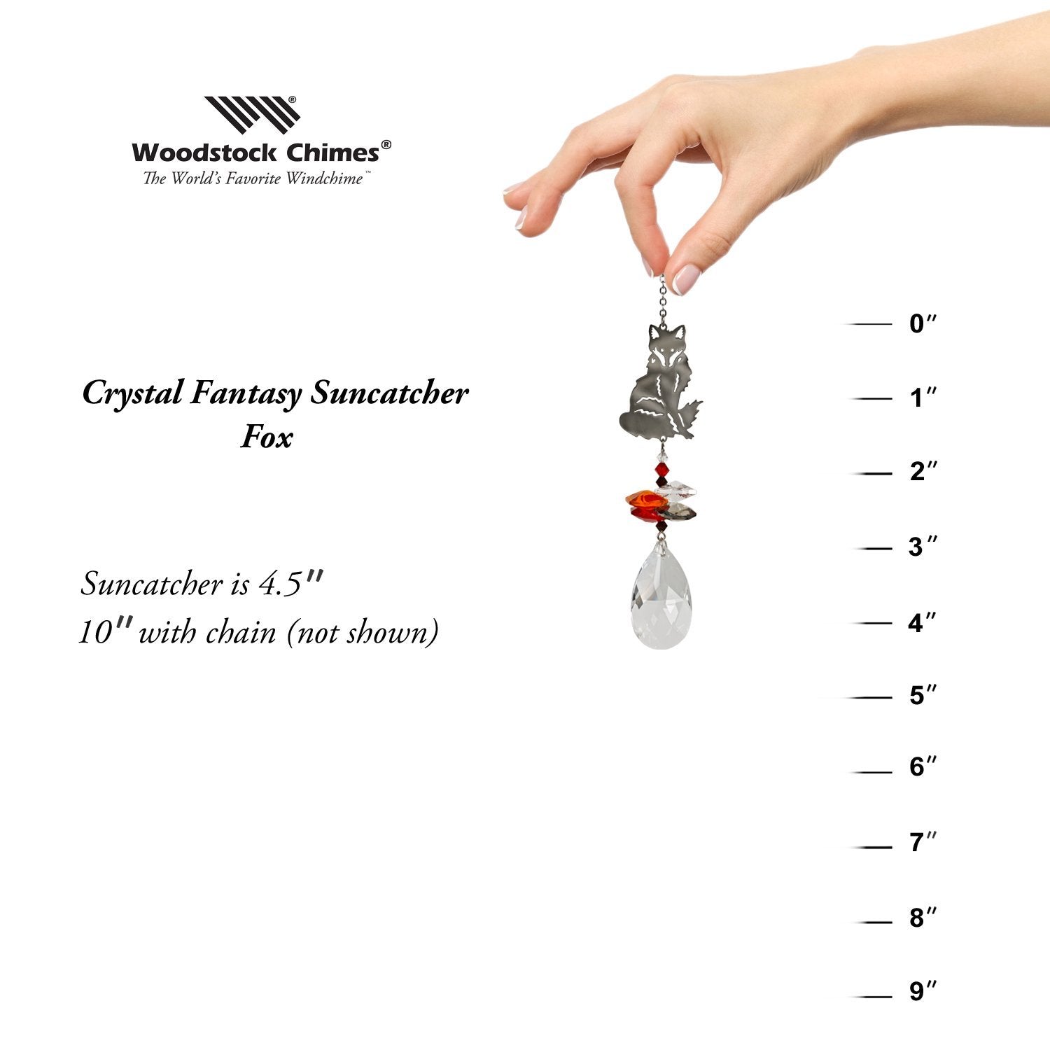 Crystal Fantasy Suncatcher - Flower of Life proportion image
