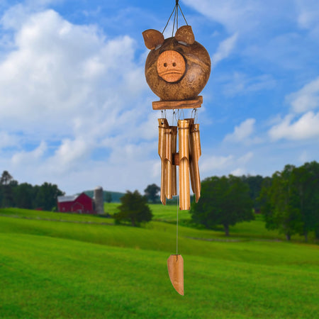 Coco Pig Bamboo Chime proportion image