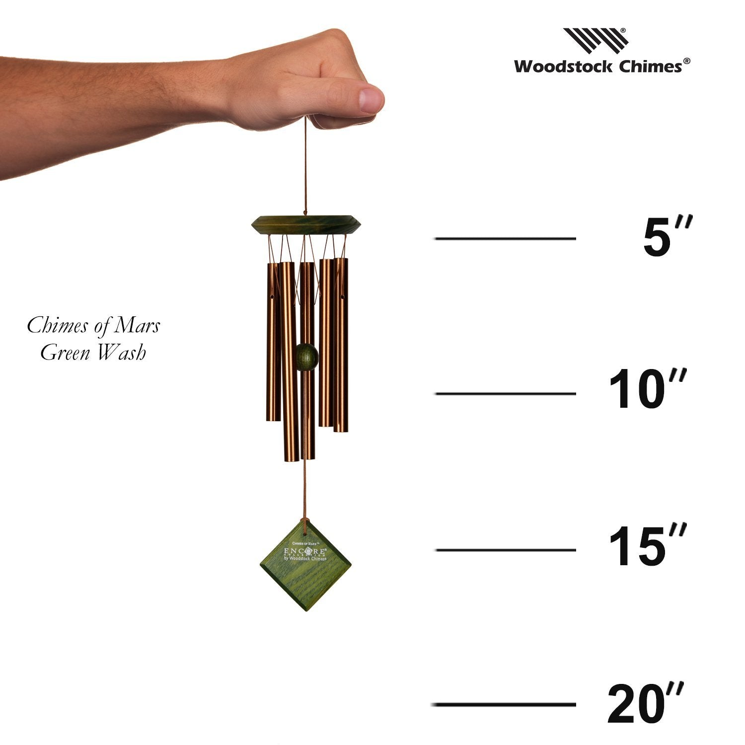 Encore Chimes of Mars - Green Wash proportion image