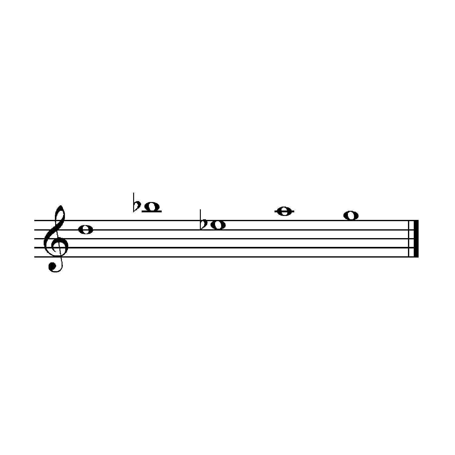 Encore Chimes of Mars - Black musical scale