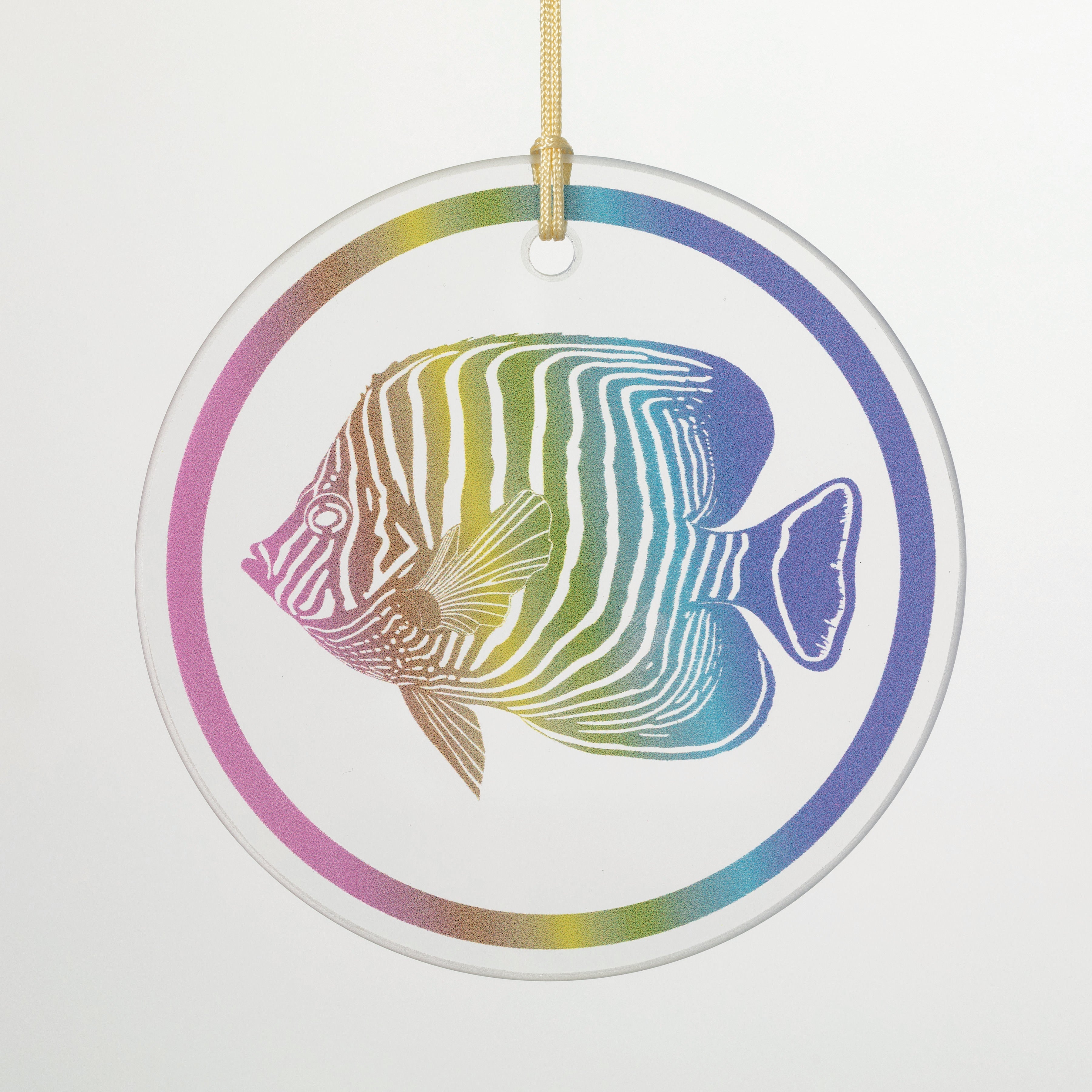 Woodstock Coastal Chime™ - Glass, Fish