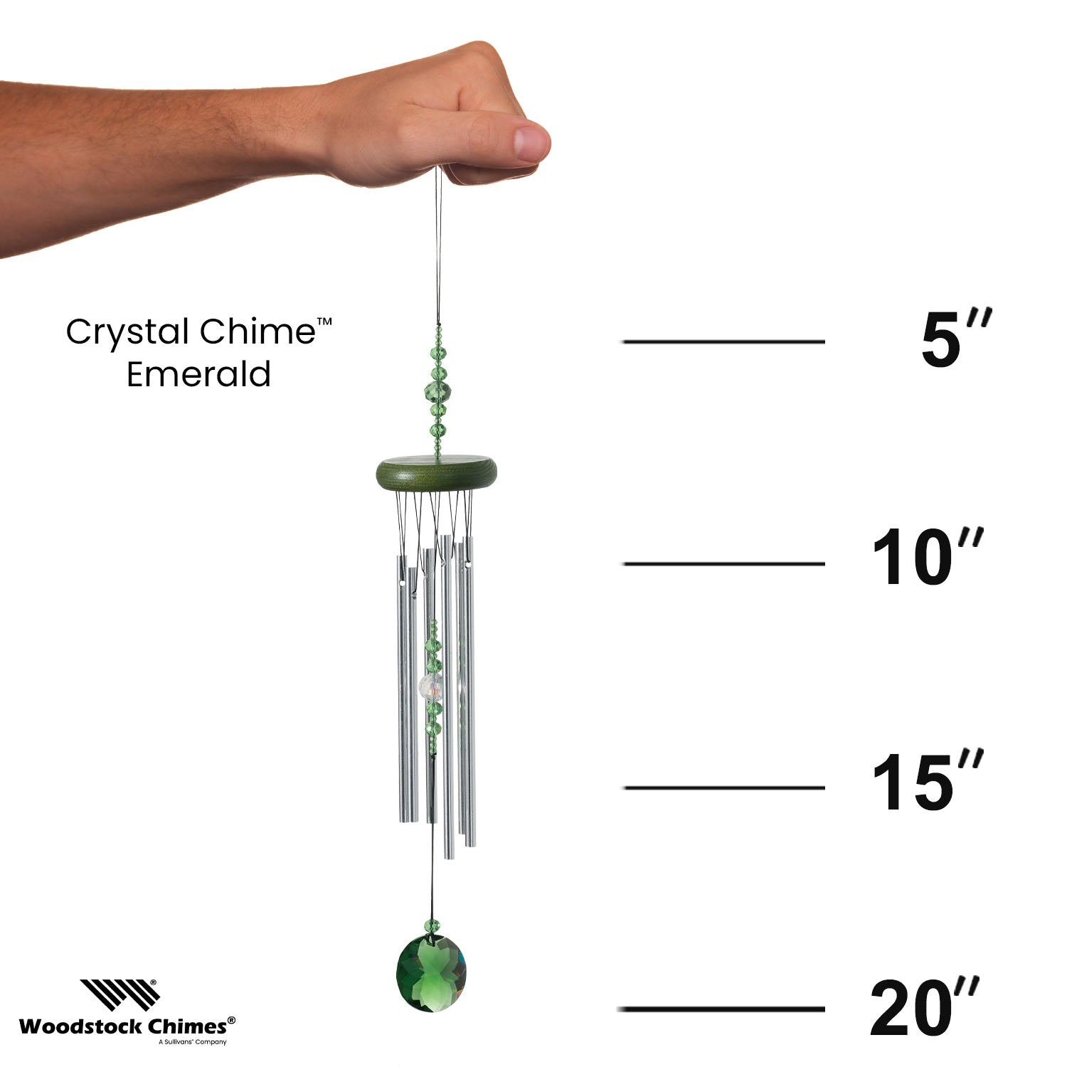 Crystal Chime - Emerald proportion image