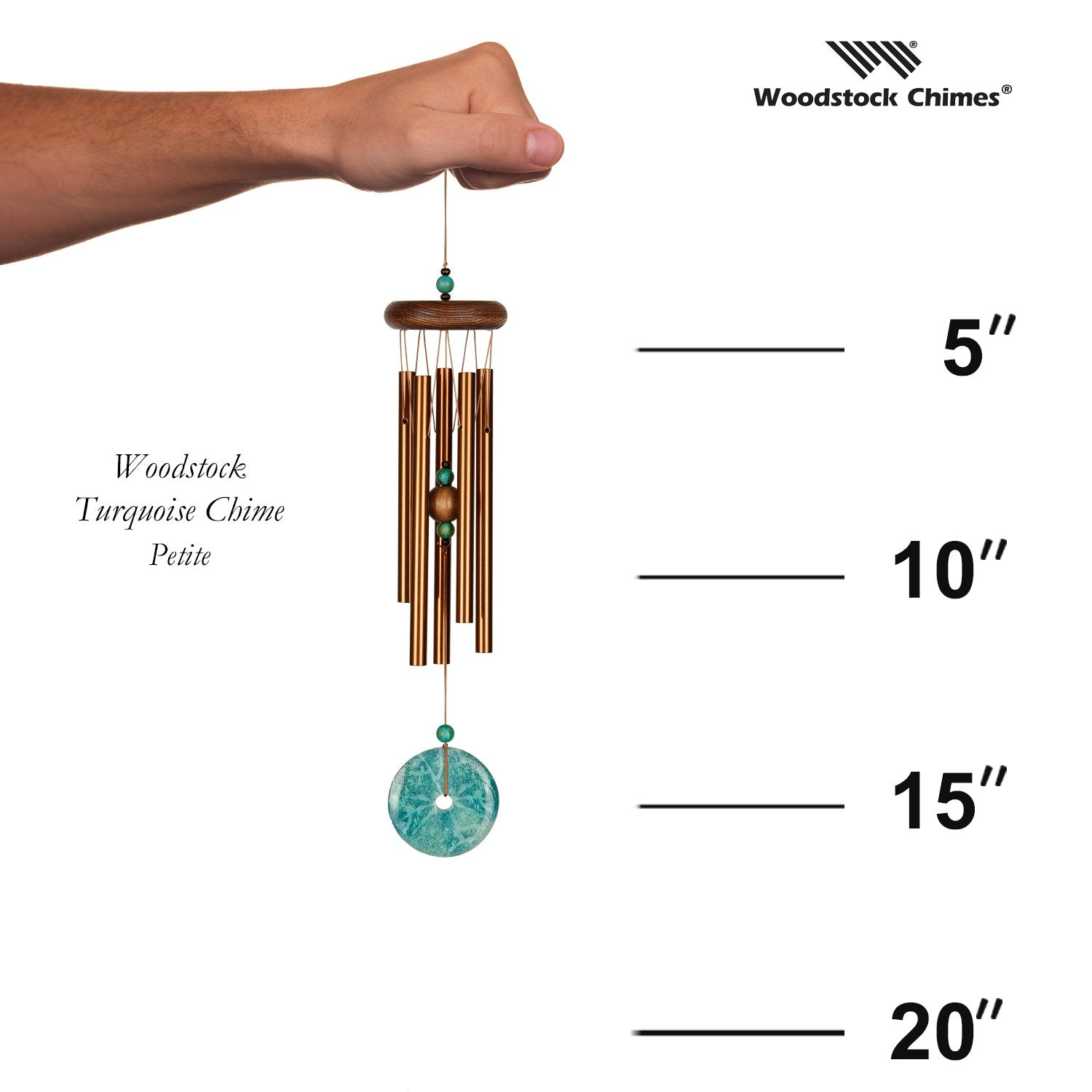 Woodstock Turquoise Chime - Petite proportion image